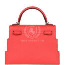 Hermes "Quelle Idolle" Picto Kelly Doll Rose Extreme, Mauve Pale, Craie Epsom, Swift and Gold Matte Alligator PHW