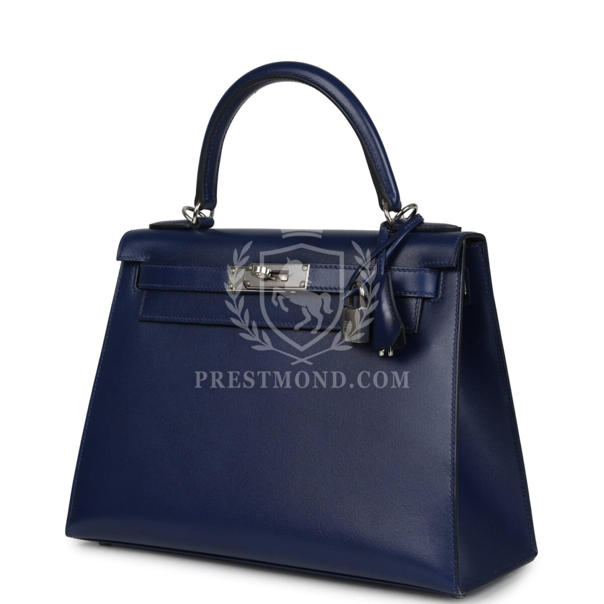 Hermes Kelly Sellier 28 Bleu Saphir Box PHW — изображение 5