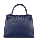 Hermes Kelly Sellier 28 Bleu Saphir Box PHW