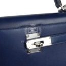 Hermes Kelly Sellier 28 Bleu Saphir Box PHW