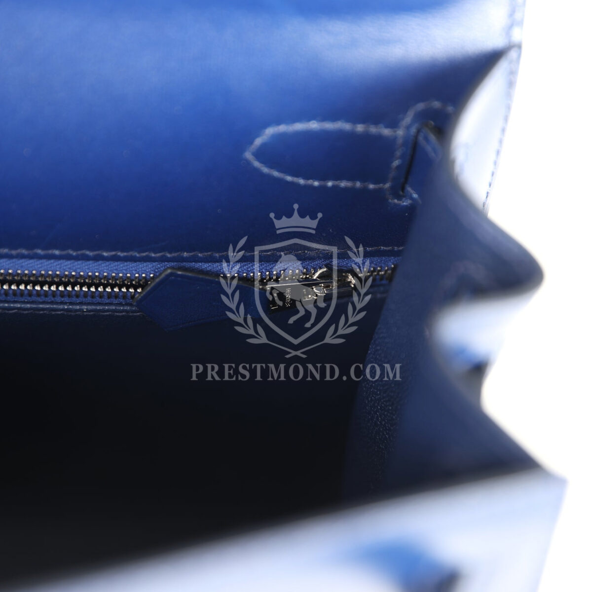 Hermes Kelly Sellier 28 Bleu Saphir Box PHW — изображение 9