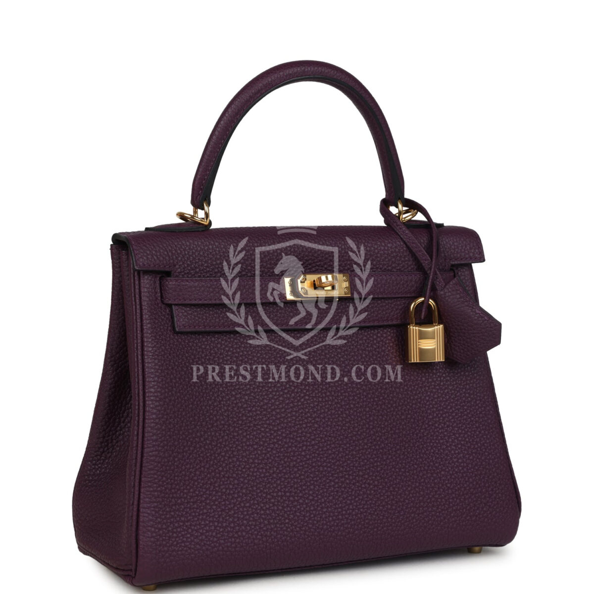 Hermes Kelly Retourne 25 Cassis Togo GHW — изображение 2