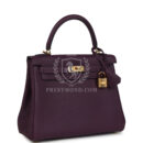 Hermes Kelly Retourne 25 Cassis Togo GHW