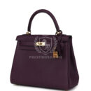 Hermes Kelly Retourne 25 Cassis Togo GHW