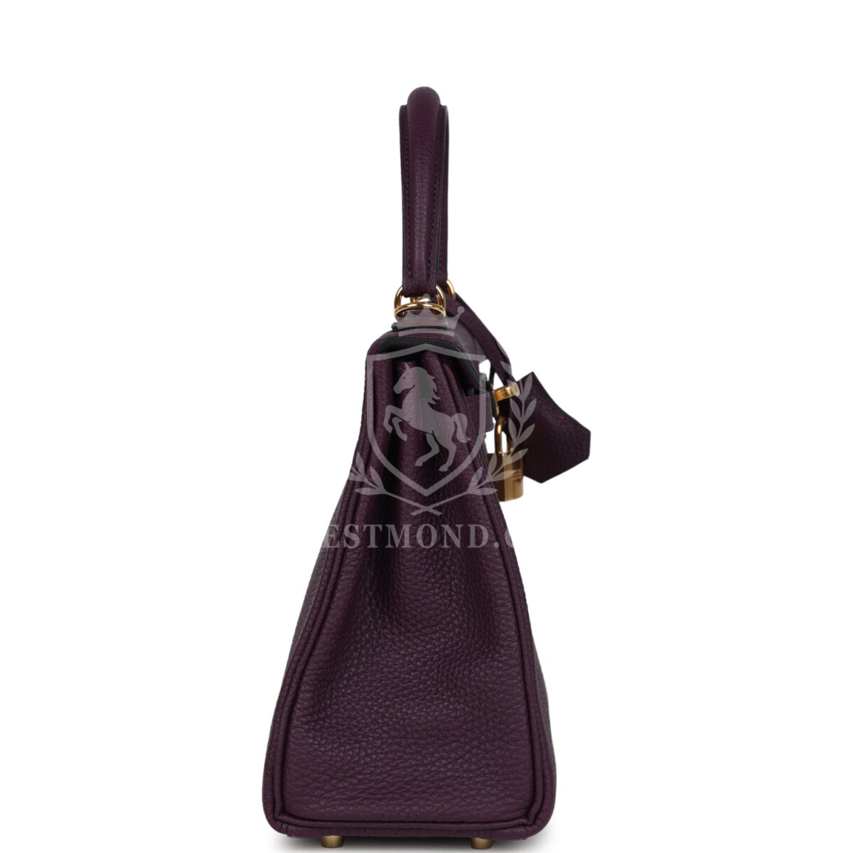 Hermes Kelly Retourne 25 Cassis Togo GHW — изображение 3