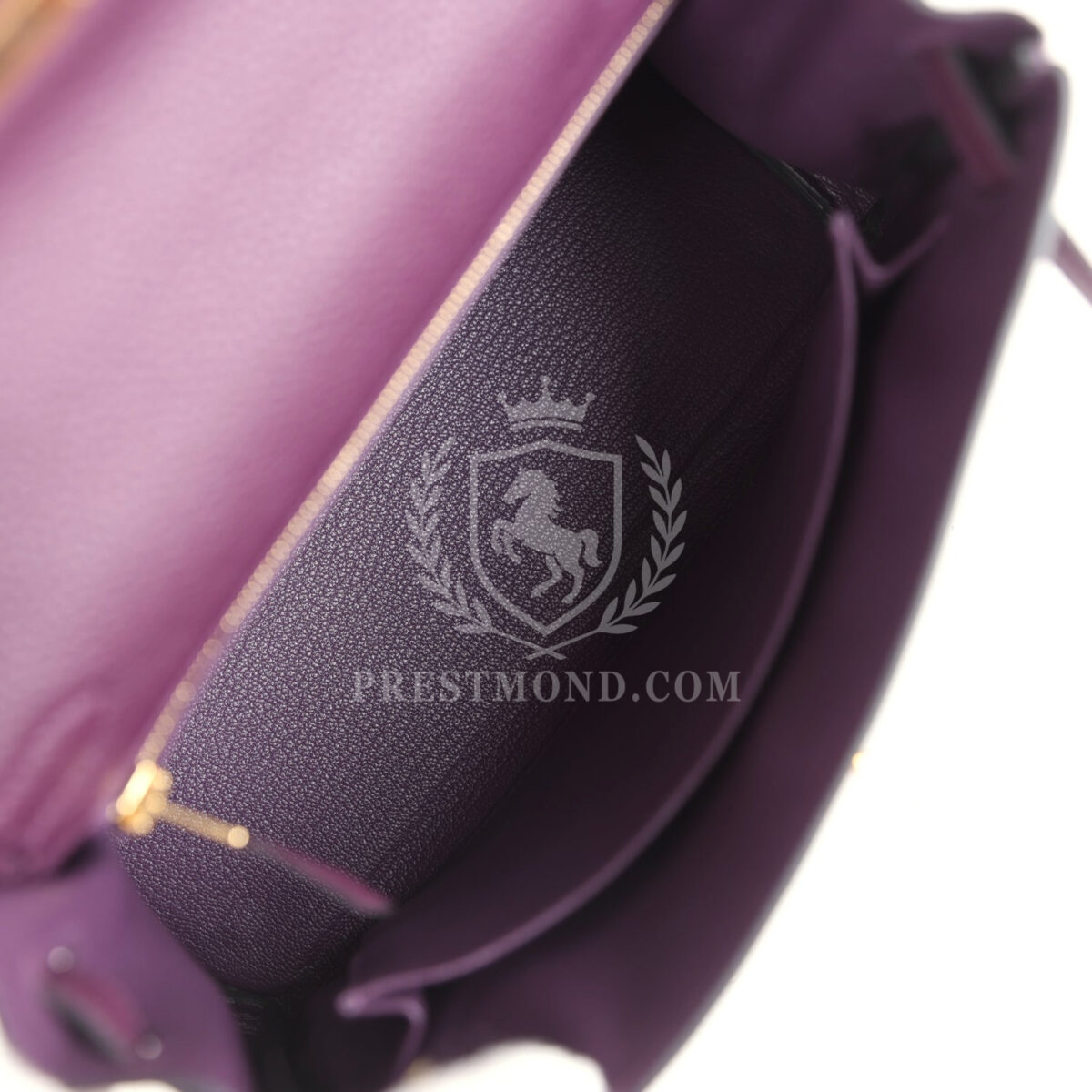 Hermes Kelly Retourne 25 Cassis Togo GHW — изображение 8