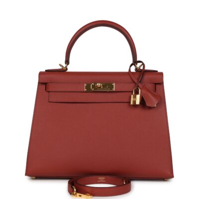 Hermes Kelly Sellier 28 Rouge Venitien Epsom GHW