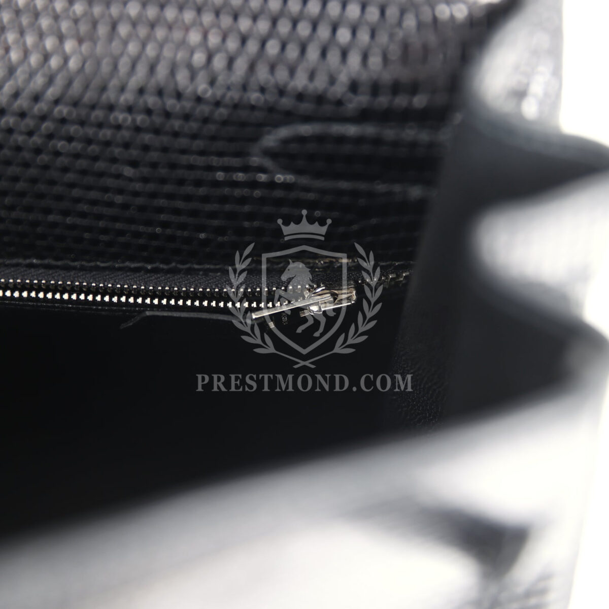 Hermes Kelly Retourne 35 Black Varanus Niloticus Lizard PHW — изображение 9