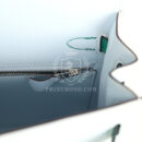 Hermes Kelly Sellier 25 Tri-Color Bleu Brume Gold and Vert Jade Epsom Epsom PHW