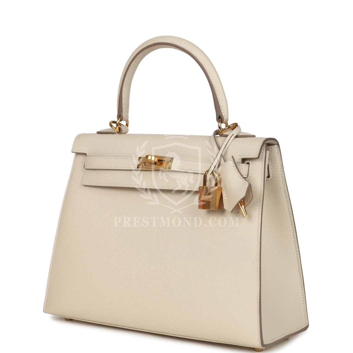 Hermes Kelly Sellier 25 Craie Epsom GHW — изображение 5