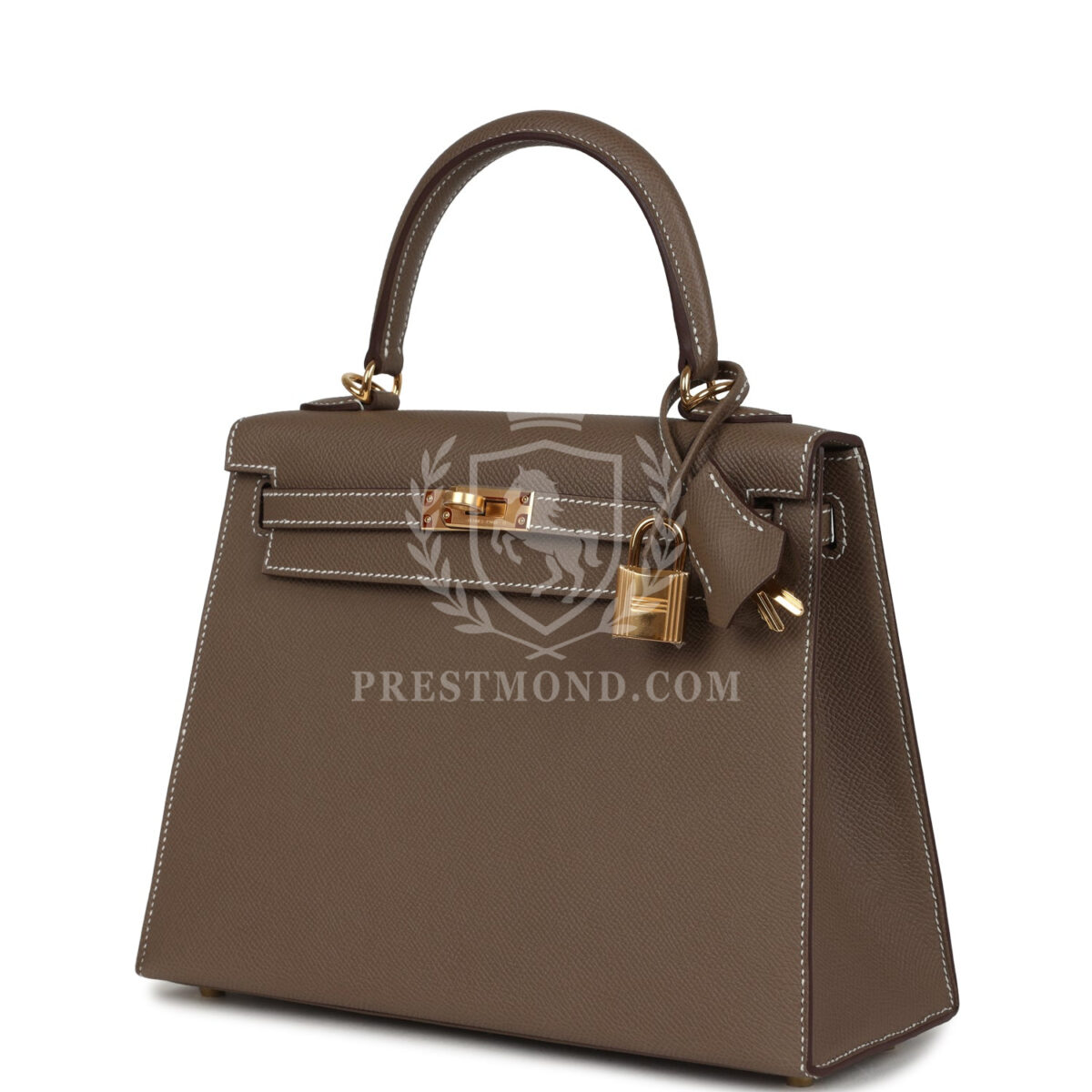 Hermes Kelly Sellier 25 Etoupe Epsom GHW — изображение 5