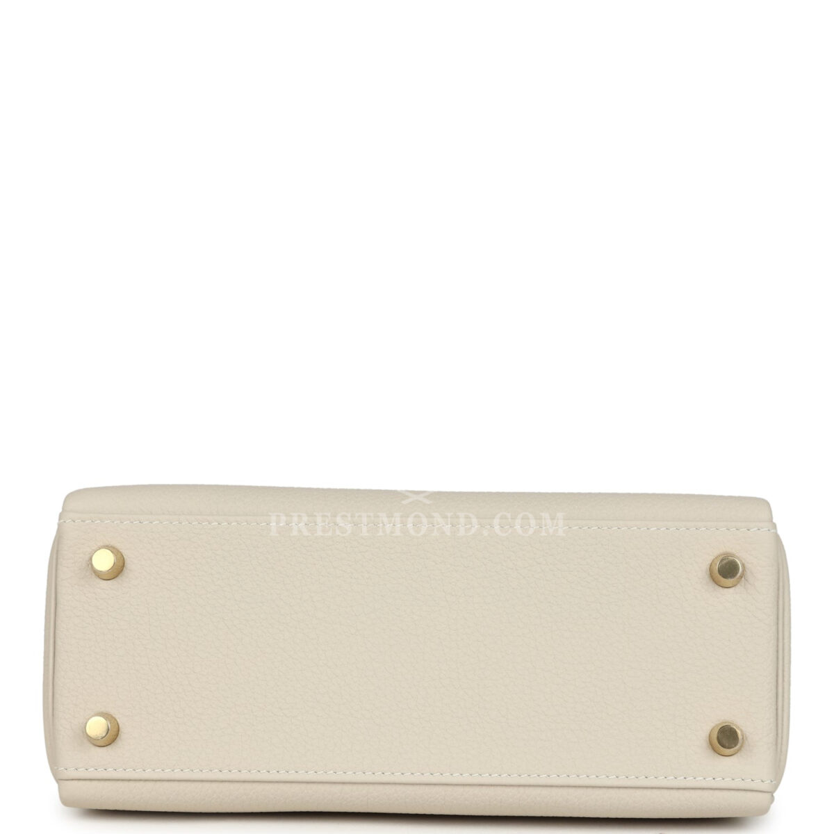 Hermes Special Order (HSS) Kelly Retourne 25 Craie Verso Togo Brushed GHW — изображение 6