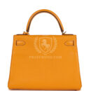 Hermes Kelly Retourne 28 Jaune D'Or Candy Epsom PBHW