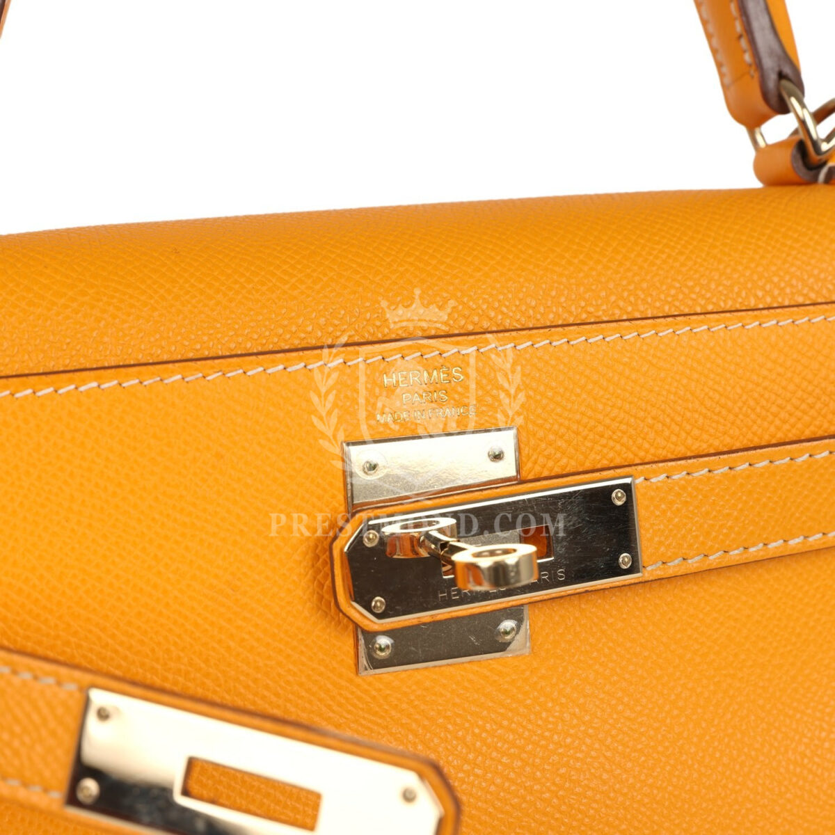 Hermes Kelly Retourne 28 Jaune D'Or Candy Epsom PBHW — изображение 7