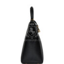 Vintage Hermes Kelly Sellier 35 Black Ardennes GHW