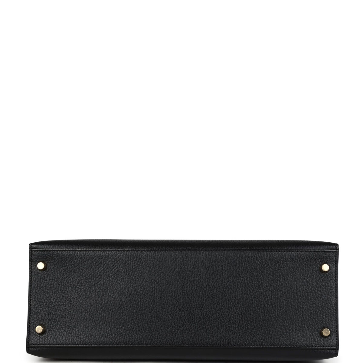 Vintage Hermes Kelly Sellier 35 Black Ardennes GHW — изображение 6