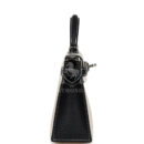 Hermes Special Order (HSS) Kelly Sellier 20 Nata and Black Chevre Mysore PHW