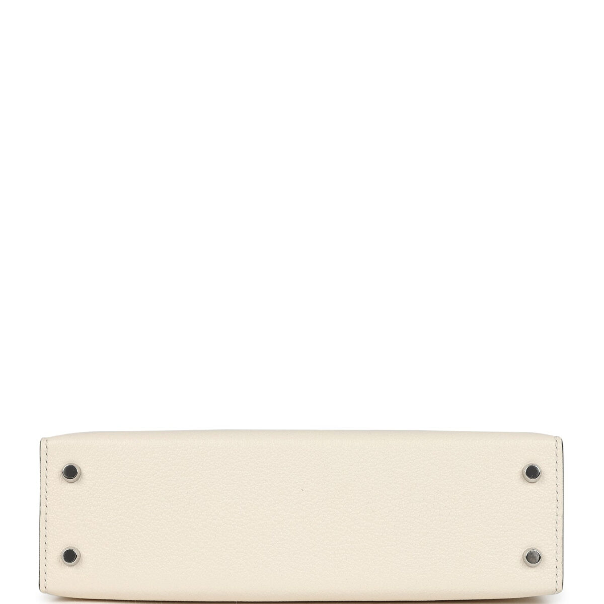 Hermes Special Order (HSS) Kelly Sellier 20 Nata and Black Chevre Mysore PHW — изображение 6