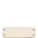 Hermes Special Order (HSS) Kelly Sellier 20 Nata and Black Chevre Mysore PHW