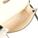 Hermes Special Order (HSS) Kelly Sellier 20 Nata and Black Chevre Mysore PHW