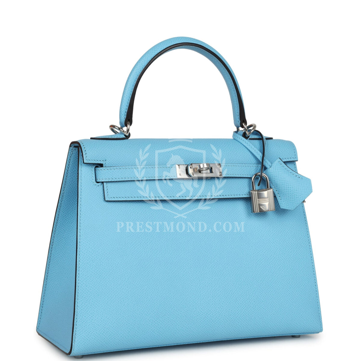 Hermes Kelly Sellier 25 Celeste Epsom PHW — изображение 2