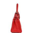 Hermes Kelly Retourne 28 Rouge Tomate Evercolor GHW