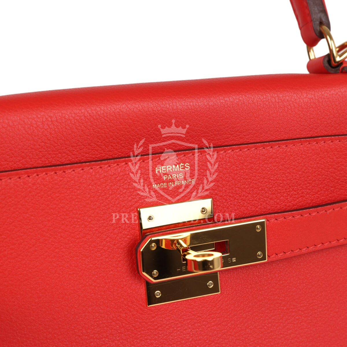 Hermes Kelly Retourne 28 Rouge Tomate Evercolor GHW — изображение 7