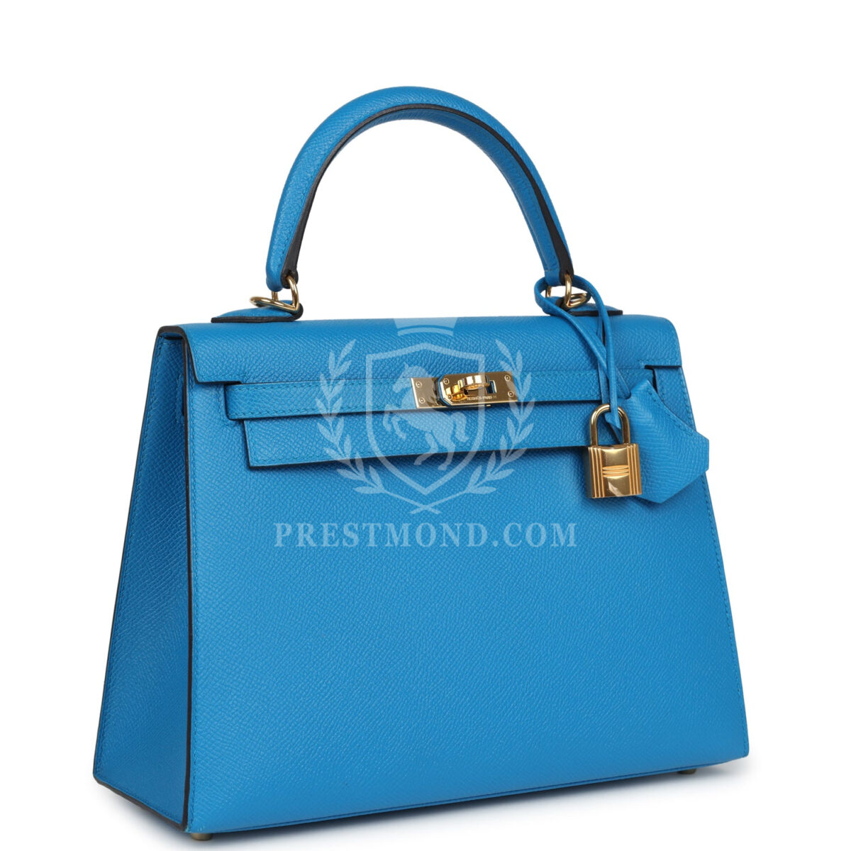Hermes Kelly Sellier 25 Bleu Zanzibar Epsom GHW — изображение 2