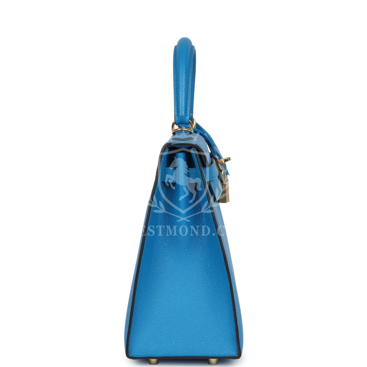 Hermes Kelly Sellier 25 Bleu Zanzibar Epsom GHW — изображение 3