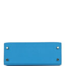 Hermes Kelly Sellier 25 Bleu Zanzibar Epsom GHW