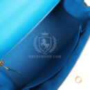 Hermes Kelly Sellier 25 Bleu Zanzibar Epsom GHW