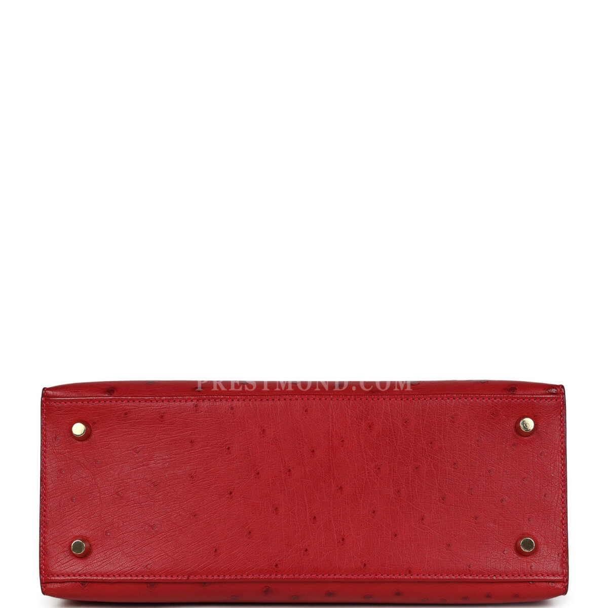 Hermes Kelly Sellier 28 Rouge Vif Ostrich GHW — изображение 6