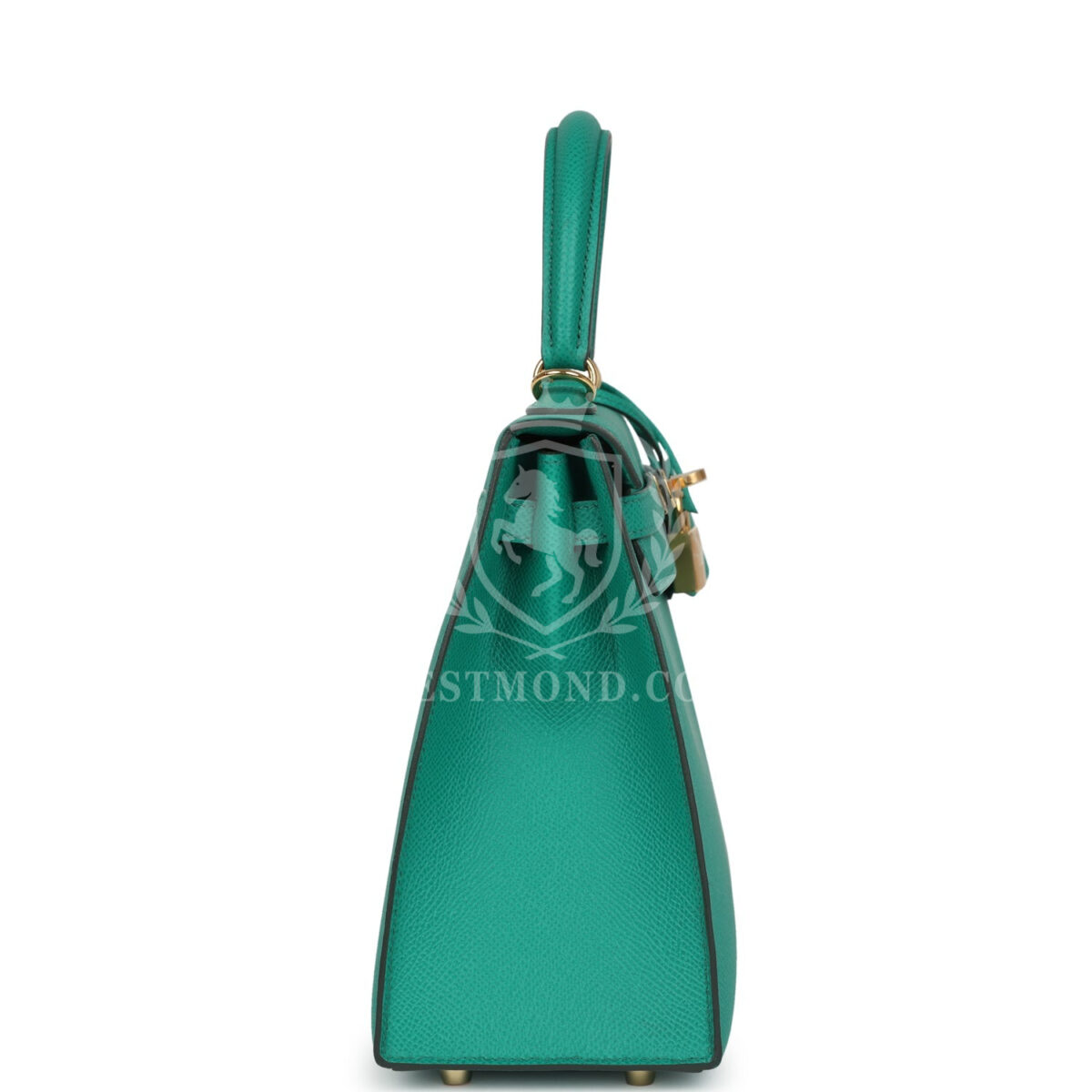 Hermes Kelly Sellier 25 Vert Jade Epsom GHW — изображение 3