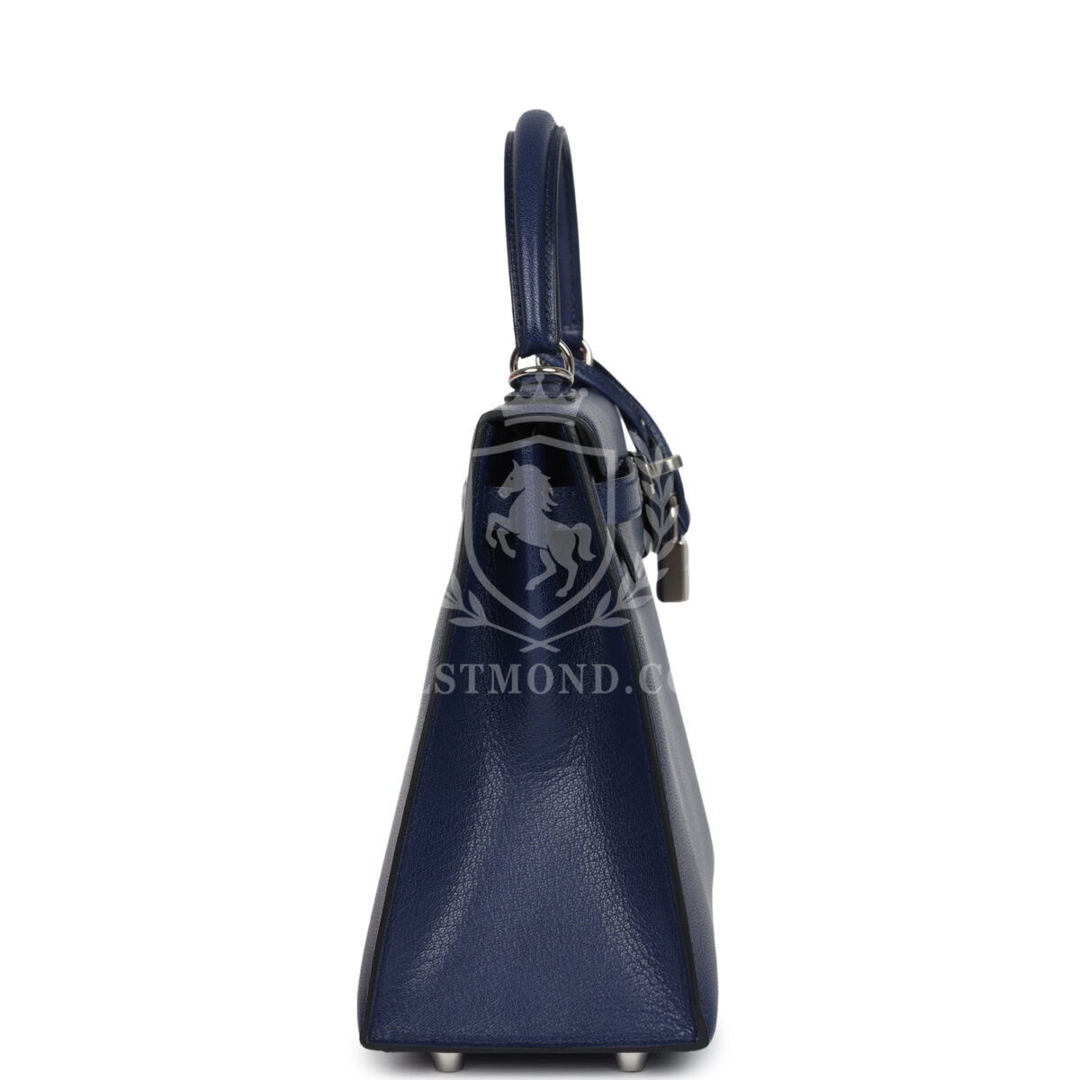 Hermes Kelly Sellier 25 Bleu Saphir Chevre Chamkila PHW — изображение 3