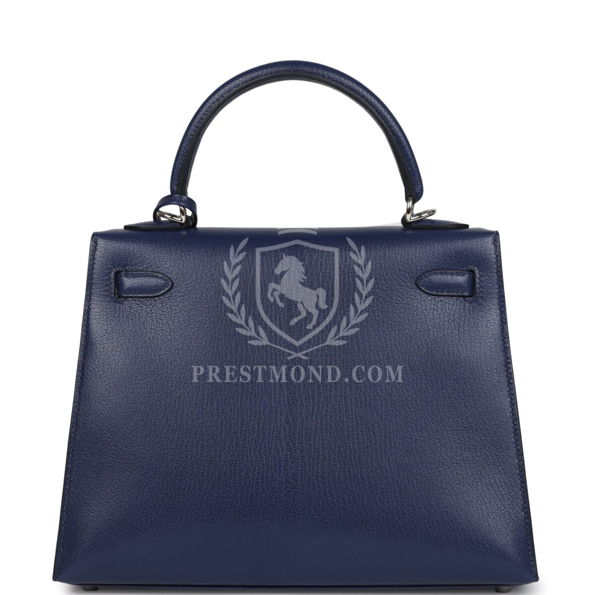 Hermes Kelly Sellier 25 Bleu Saphir Chevre Chamkila PHW — изображение 4
