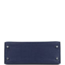 Hermes Kelly Sellier 25 Bleu Saphir Chevre Chamkila PHW