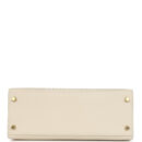 Hermes Kelly Sellier 28 Craie Epsom GHW