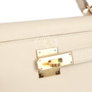Hermes Kelly Sellier 28 Craie Epsom GHW