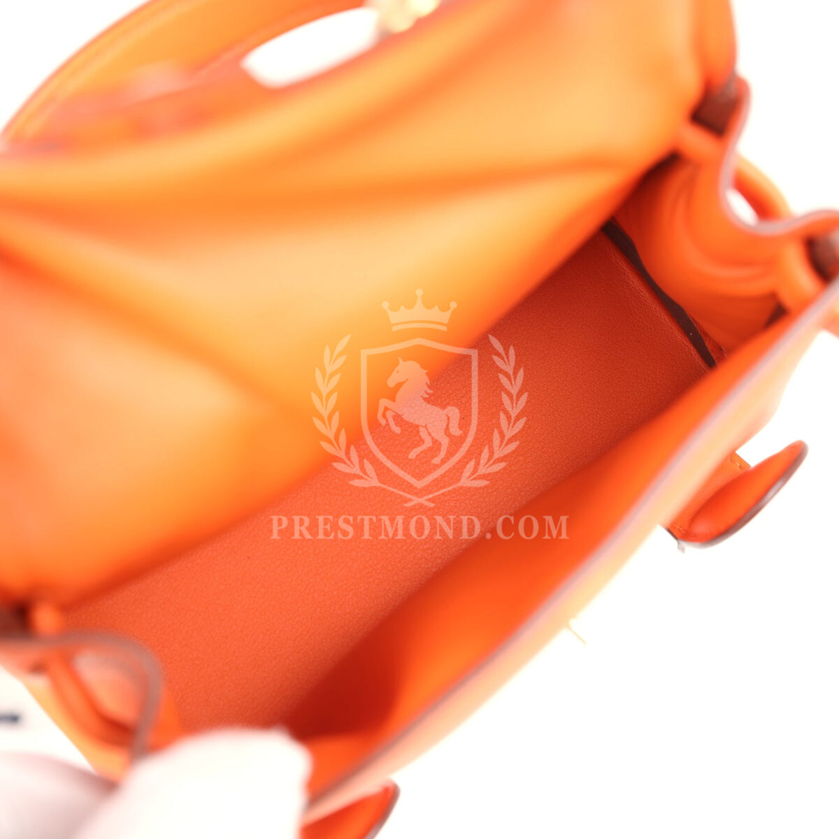 Hermes "Quelle Idolle" Kelly Doll Orange and Rose Sakura Swift GHW — изображение 8