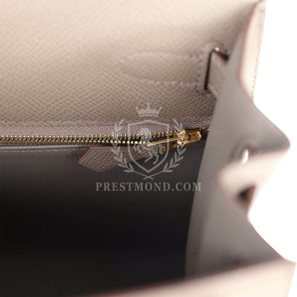 Hermes Kelly Sellier 28 Etain Epsom GHW — изображение 9