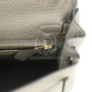 Hermes Kelly Retourne 25 Vert De Gris Togo GHW