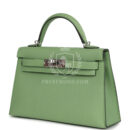 Hermes Kelly Sellier 20 Vert Criquet Epsom PHW
