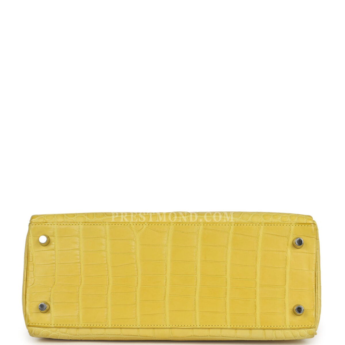 Hermes Kelly Retourne 28 Mimosa Matte Alligator Mississippiensis PHW — изображение 6
