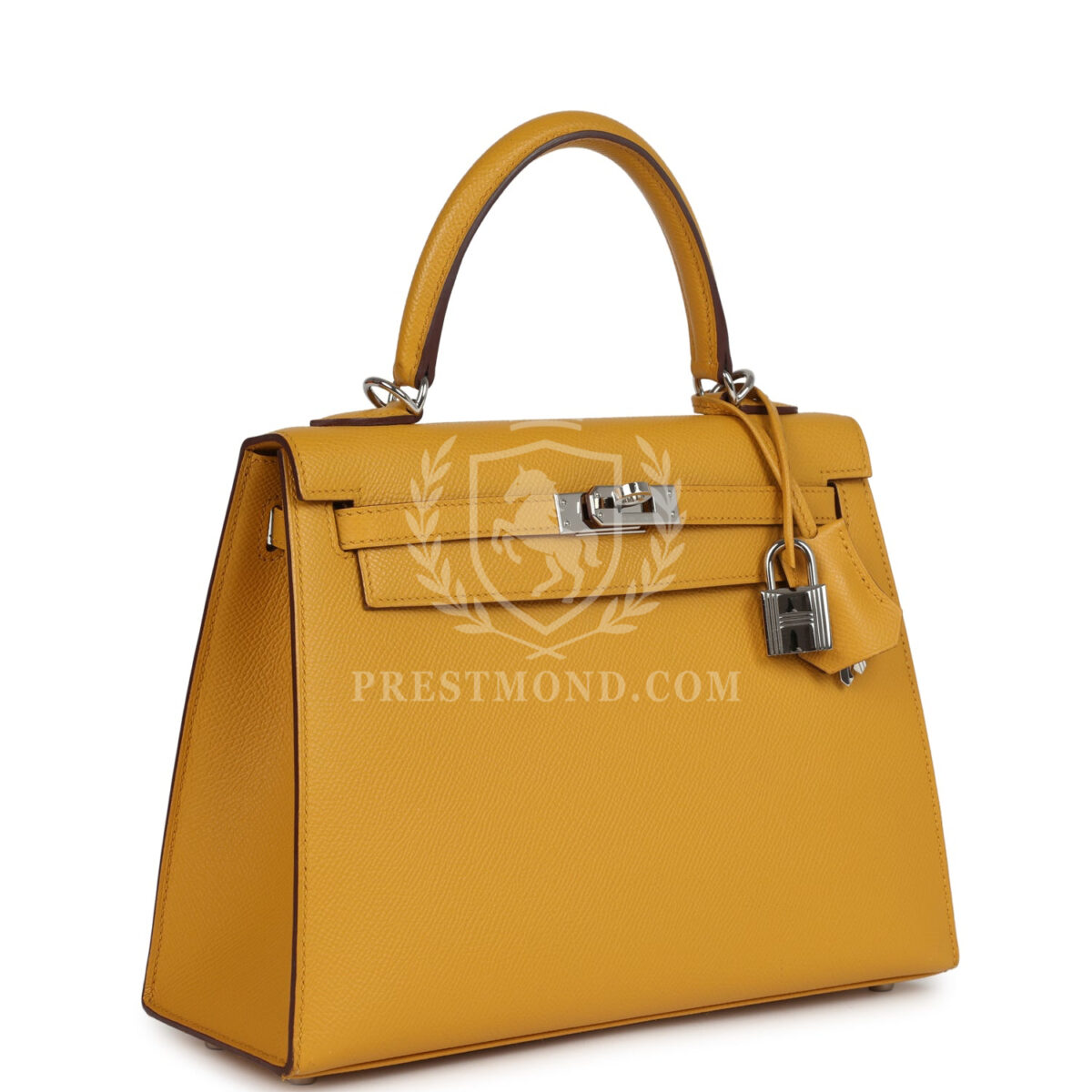 Hermes Kelly Sellier 25 Jaune Ambre Epsom PHW — изображение 2