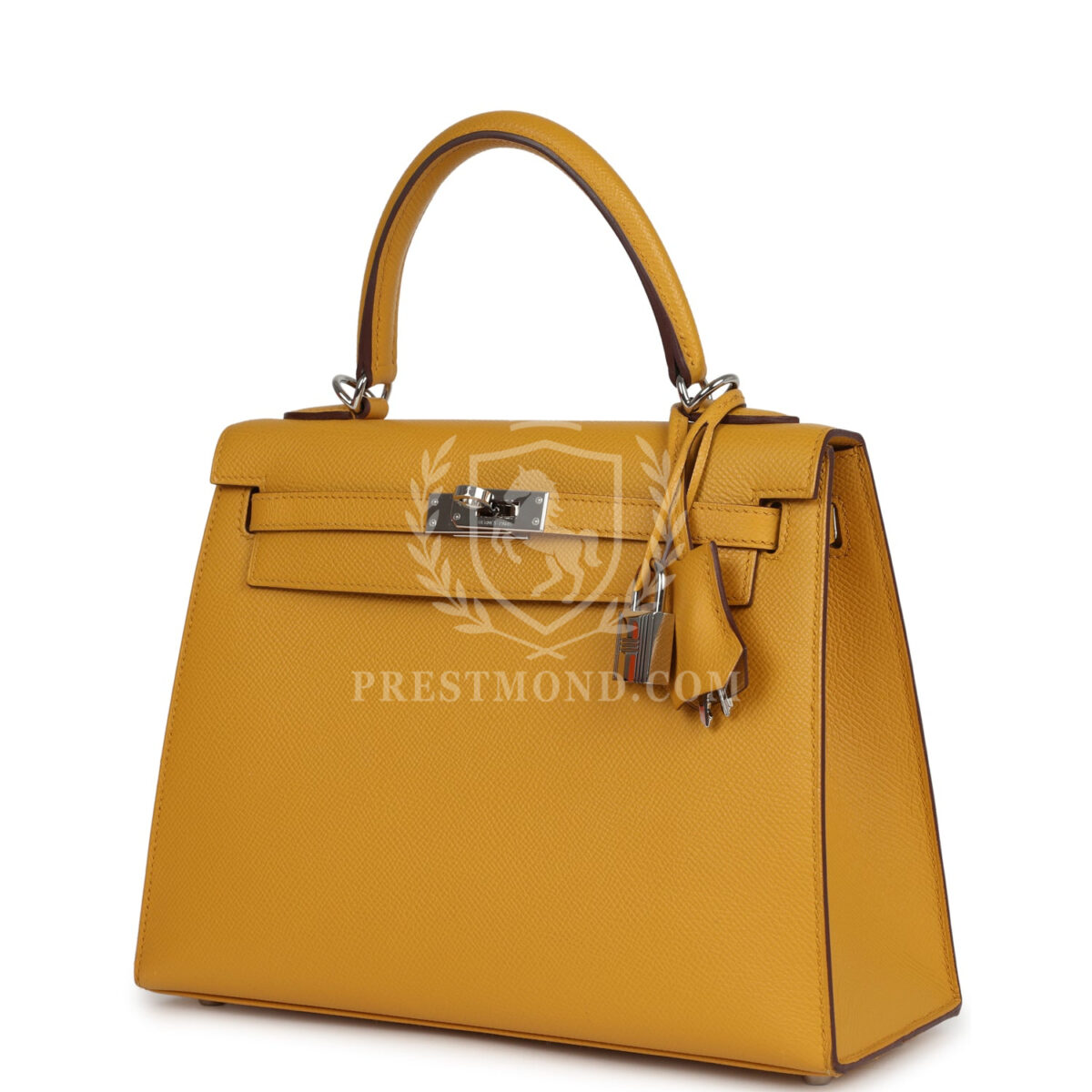 Hermes Kelly Sellier 25 Jaune Ambre Epsom PHW — изображение 5
