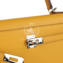 Hermes Kelly Sellier 25 Jaune Ambre Epsom PHW
