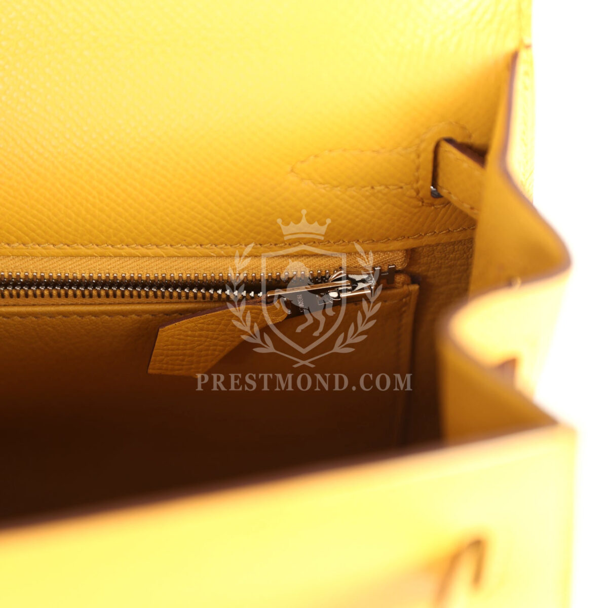 Hermes Kelly Sellier 25 Jaune Ambre Epsom PHW — изображение 9