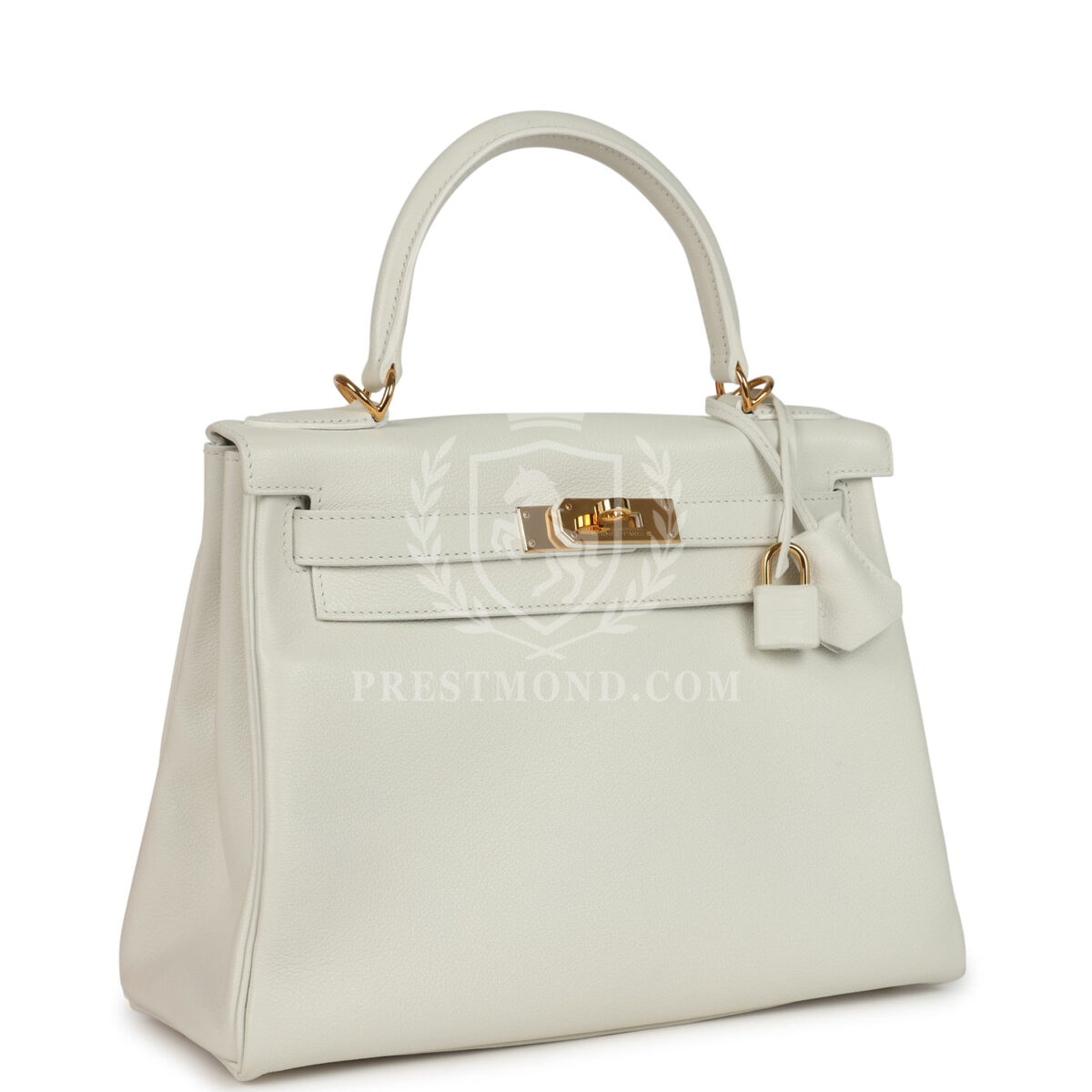 Hermes Kelly Retourne 28 White Evercolor GHW — изображение 2
