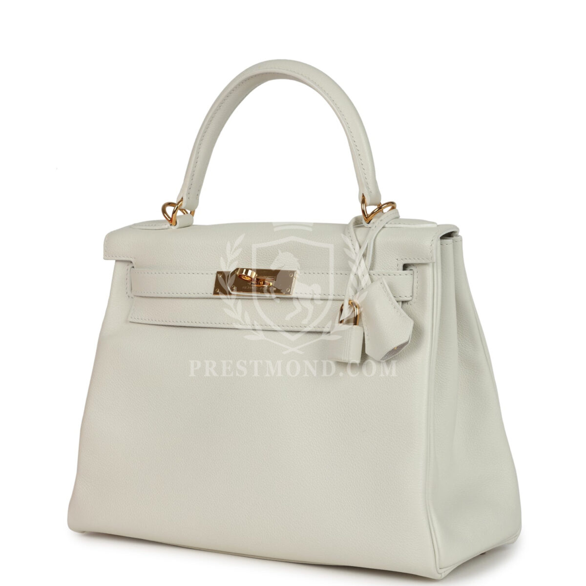 Hermes Kelly Retourne 28 White Evercolor GHW — изображение 5