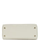 Hermes Kelly Retourne 28 White Evercolor GHW